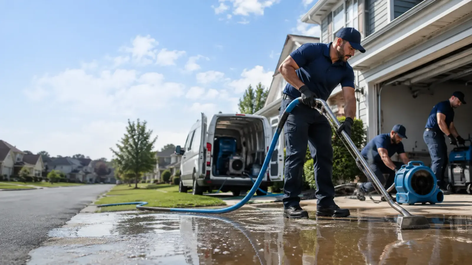 Flood Damage Restoration in North Palm Springs, CA